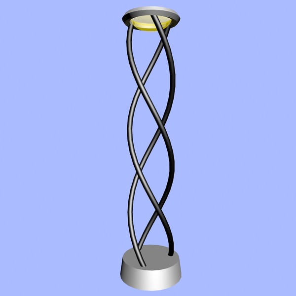 modern lamp 3d model - Modern Lamp by DirRanG3D Dr3ams